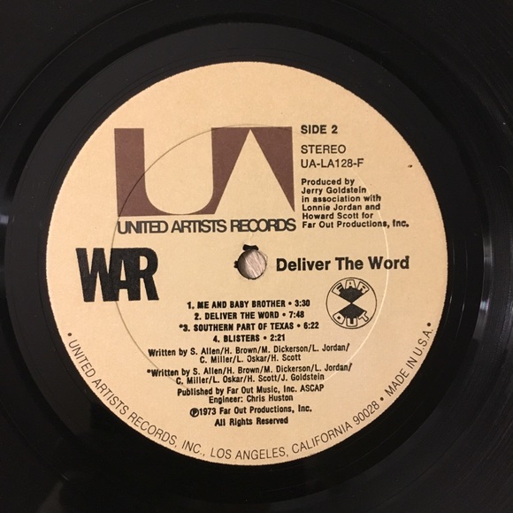War -“Deliver The Word” Vinyl LP - Picture 5 of 5